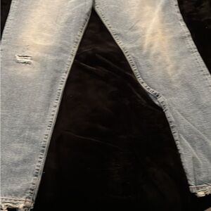 Diesel Light Blue Straight Leg Jeans